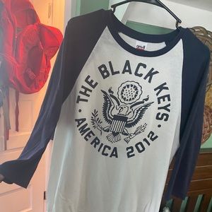 The Black Keys 3/4 baseball shirt